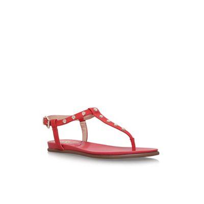 Pink estin flat sandals
